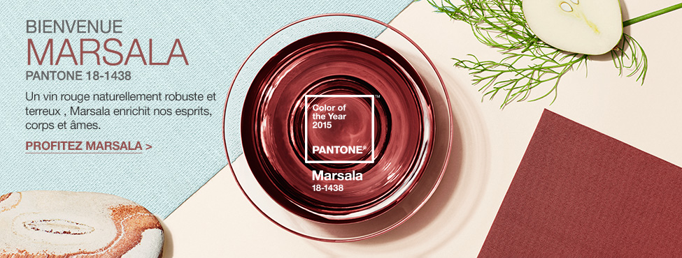Marsala couleur pantone 2015