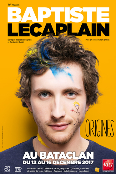Baptiste Lecaplain spectacle Origines avis