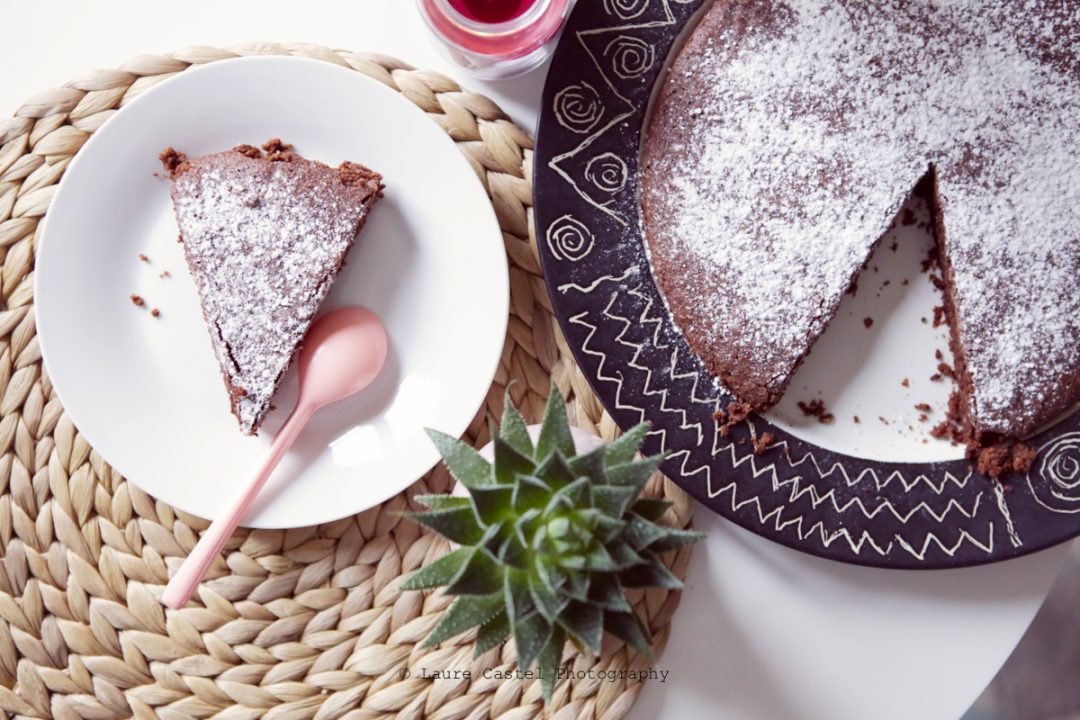Recette gâteau au chocolat, amandes et huile d'olive | Les Petits Riens